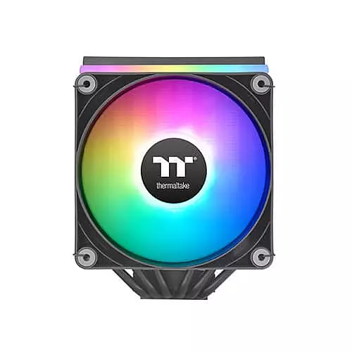 Thermaltake Astria 600 ARGB CPU Air Cooler (Black) – Dual 120mm Fans | 6 Heat Pipes | 265W TDP
