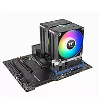Thermaltake Astria 600 ARGB CPU Air Cooler (Black) – Dual 120mm Fans | 6 Heat Pipes | 265W TDP