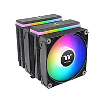 Thermaltake Astria 600 ARGB CPU Air Cooler (Black) – Dual 120mm Fans | 6 Heat Pipes | 265W TDP