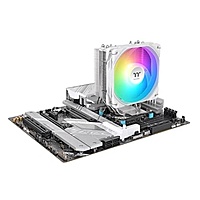 Thermaltake UX400 ARGB Sync Snow White CPU Air Cooler – 120mm PWM Fan | Multi-Socket Support