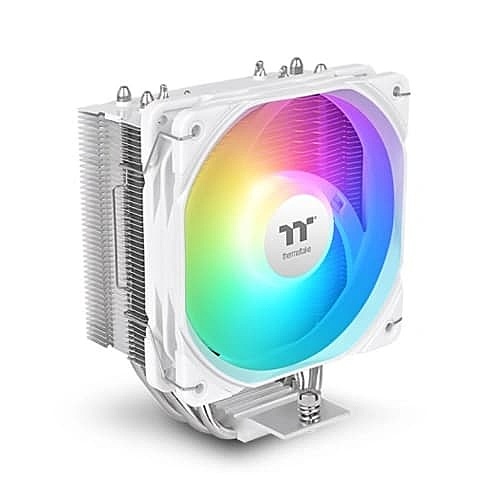 Thermaltake UX400 ARGB Sync Snow White CPU Air Cooler – 120mm PWM Fan | Multi-Socket Support