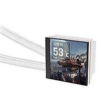 Thermaltake MagFloE 360 Ultra ARGB Sync CPU Liquid Cooler – 360mm AIO | Snow Edition