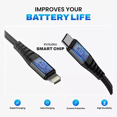 CABLE EVM TYPE-C TO LIGHTNING 27W CL-04