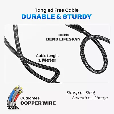 CABLE EVM TYPE-C TO LIGHTNING 27W CL-04