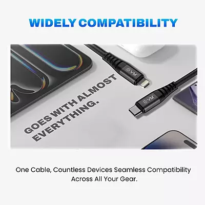 CABLE EVM TYPE-C TO LIGHTNING 27W CL-04