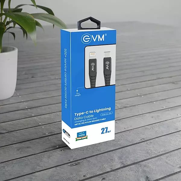 CABLE EVM TYPE-C TO LIGHTNING 27W CL-04