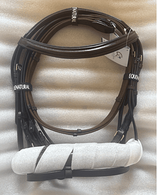 Equenatural Classic Leather Bridle with Reins