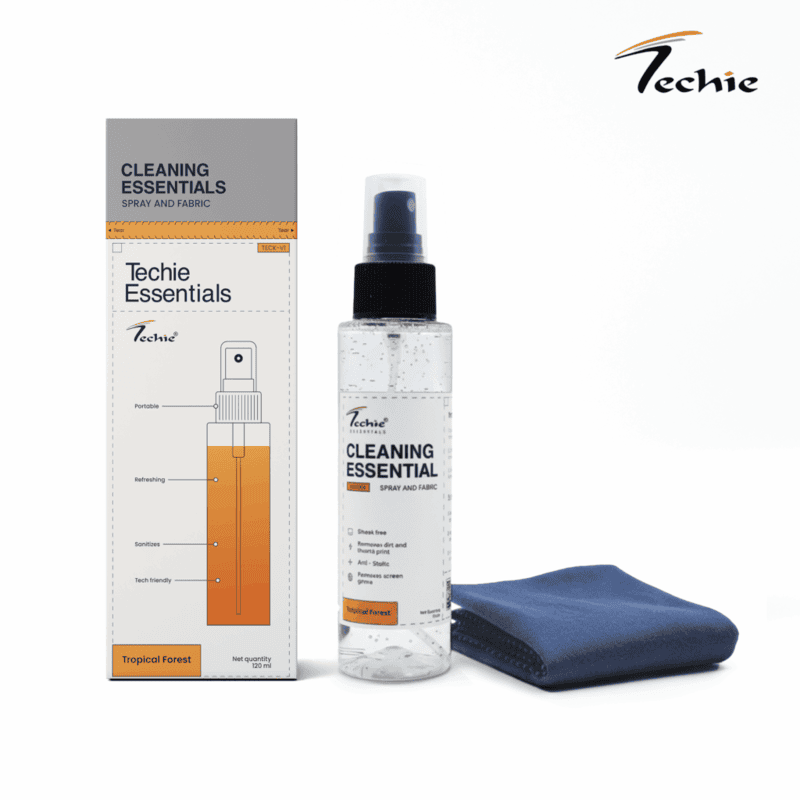 Techie Gadget Cleaning Kit – Microfiber Cloth & Precision Brush