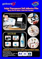 Self Adhesive Inkjettransparent/clear Film sticker/label - A4 Size (210mm X 297mm) 20 Sheet Self Adhesive Inkjettransparent/clear Film sticker/label - A4 Size (210mm X 297mm) 20 Sheet