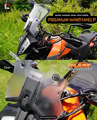Carbon Racing V2 Touring Windshield (Full Set) for 390 Adventure