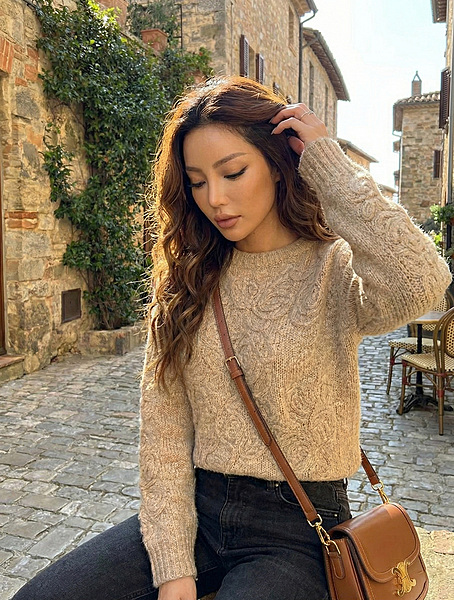 Embroidered Knit Sweater