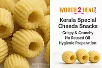 Macro close-up of crispy Ari Murukku texture with fine grooves and clean frying detail.