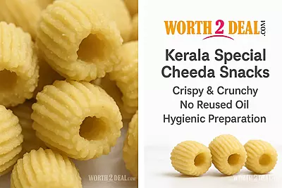 Macro close-up of crispy Ari Murukku texture with fine grooves and clean frying detail.