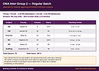 CMA Inter Group 2 Combo | Regular Batch | December 2026 & June 2027 Exam