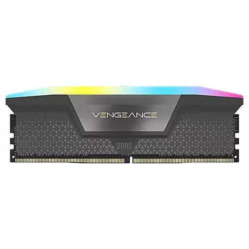 Corsair Vengeance RGB Grey 16GB DDR5 6000MHz CL36 Desktop RAM – UDIMM | RGB Lighting