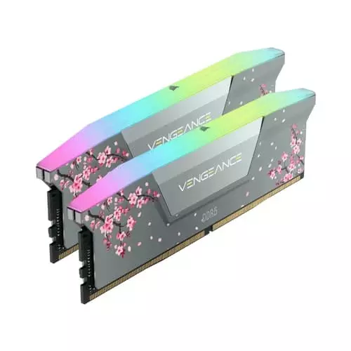 Corsair Vengeance RGB Cherry Blossom 32GB DDR5 6000MHz RAM – CL30 | 16GB×2