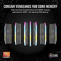 Corsair Vengeance RGB 32GB (16GBx2) DDR5 6000MHz CL36 Desktop RAM – UDIMM