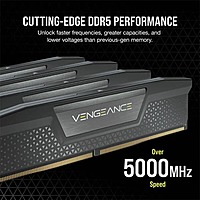 Corsair Vengeance 16GB 5600MHz DDR5 RAM – CL40 | UDIMM | Intel XMP | Lifetime Warranty