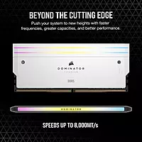 Corsair Dominator Titanium RGB White 32GB DDR5 6000MHz RAM – CL30 | 16GB×2