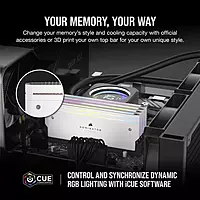 Corsair Dominator Titanium RGB White 32GB DDR5 6000MHz RAM – CL30 | 16GB×2