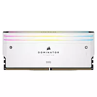 Corsair Dominator Titanium RGB White 32GB DDR5 6000MHz RAM – CL30 | 16GB×2