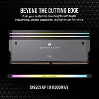 Corsair Dominator Titanium RGB Grey 32GB DDR5 6000MHz RAM – CL30 | 16GB×2