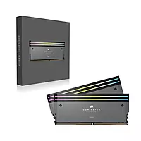 Corsair Dominator Titanium RGB Grey 32GB DDR5 6000MHz RAM – CL30 | 16GB×2