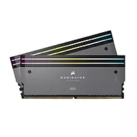 Corsair Dominator Titanium RGB Grey 32GB DDR5 6000MHz RAM – CL30 | 16GB×2