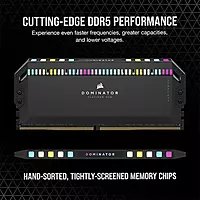 Corsair Dominator Platinum RGB 32GB DDR5 7200MHz CL34 RAM – 16GBx2 | XMP 3.0