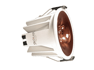 LED AG COB Down light - 12W Prime (CW) White Body with Copper reflector
