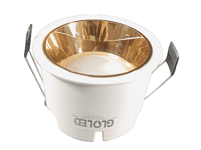 LED COB Down light - 12W Brezza (WW) White Body with Copper reflector