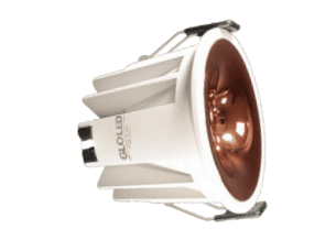 LED AC Cob Down Light - 18w Prime (NW) White Body with Copper Reflector