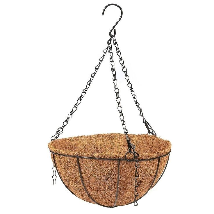 Coir Hanging Pot | 8 Inch | Natural Coconut Fiber Planter