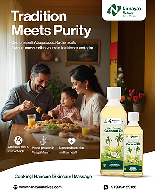 Wood Pressed Coconut Oil