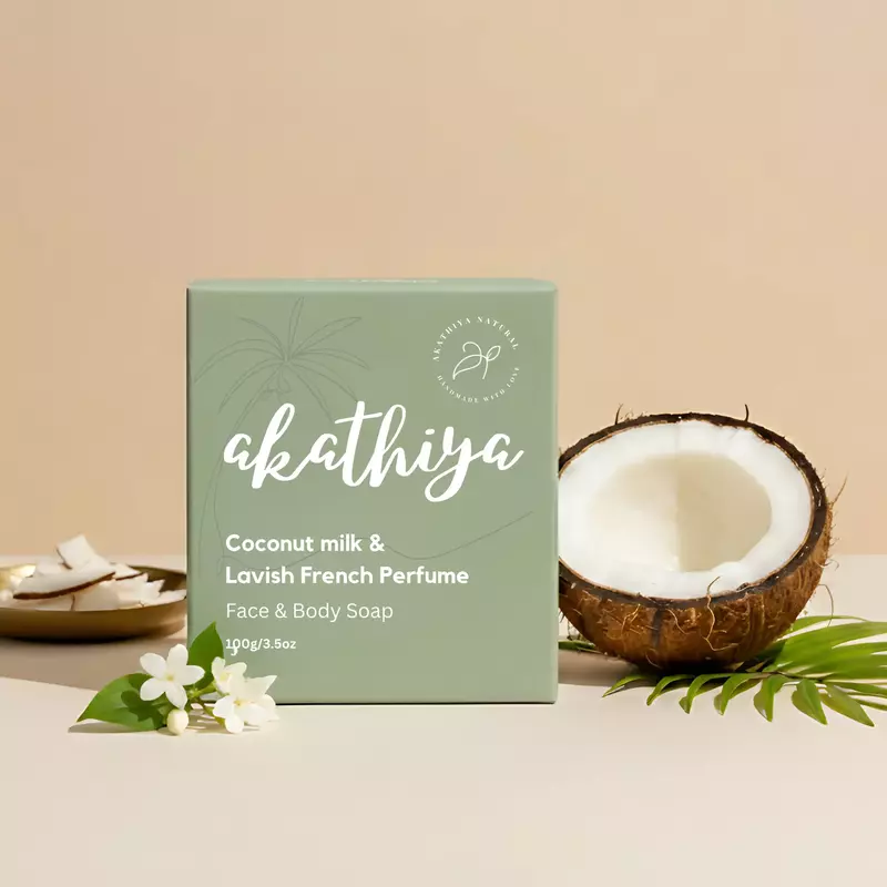 Akathiya Coconut Milk Soap (100g)