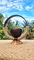 Coconut Shell Candle Holder