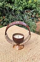 Coconut Shell Candle Holder