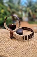 Coconut Shell Candle Holder