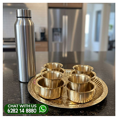 COPPER COFFEE SET   4  Pies