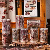 Coffee Journalling Sticker rolls (Set of 4)