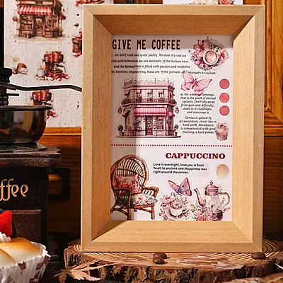 Coffee Journalling Sticker rolls (Set of 4)