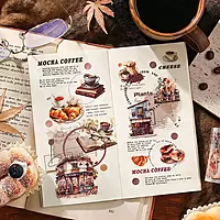 Coffee Journalling Sticker rolls (Set of 4)
