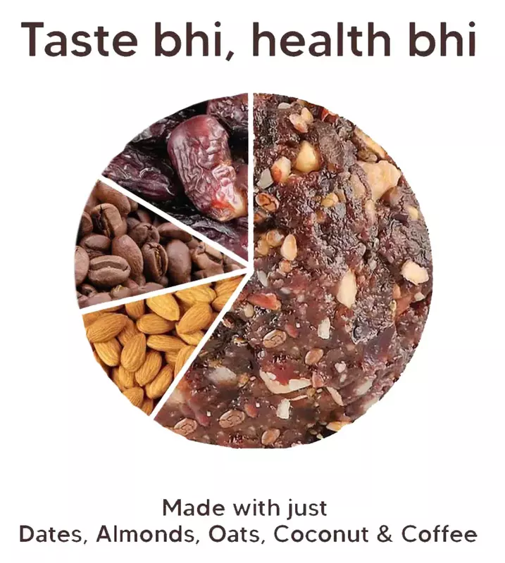 Better Laddoos-Coffee Almond 70 Gms - Eat Better