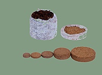 Coco Nude Coins | Coconut Coir Seed Starter Coins | Pack of 10