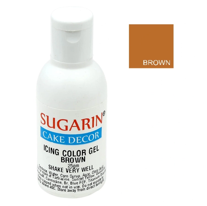 Sugarin brown icing gel color