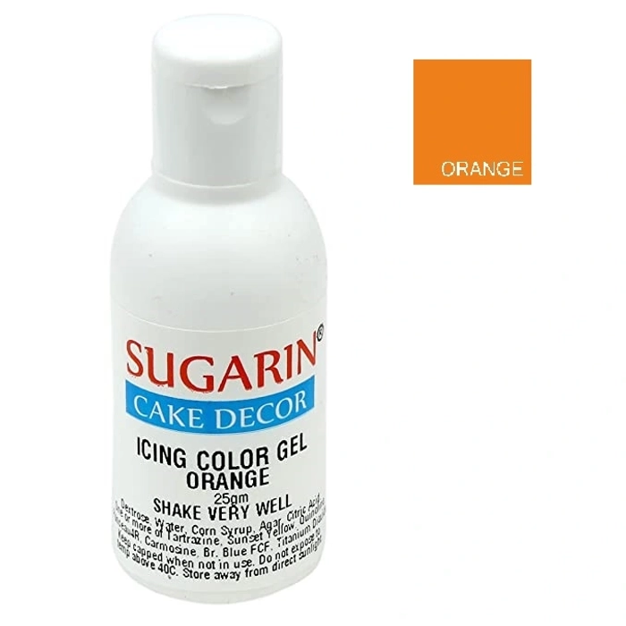 Sugarin orange icing gel color