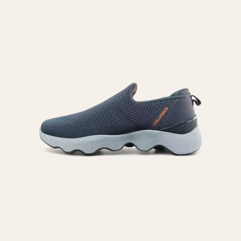 Columbus Alpha-Walk D.Grey - Men's Laceless Shoes