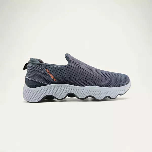 Columbus Alpha-Walk D.Grey - Men's Laceless Shoes
