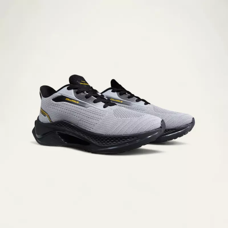 Columbus Fast Grey Black - Men Sports Shoes