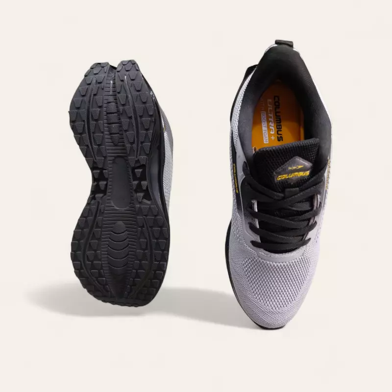 Columbus Fast Grey Black - Men Sports Shoes